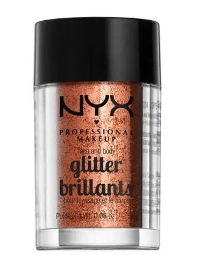 NYX NYX Professional Makeup Face And Body Glitter Brilliants - 04 Copper