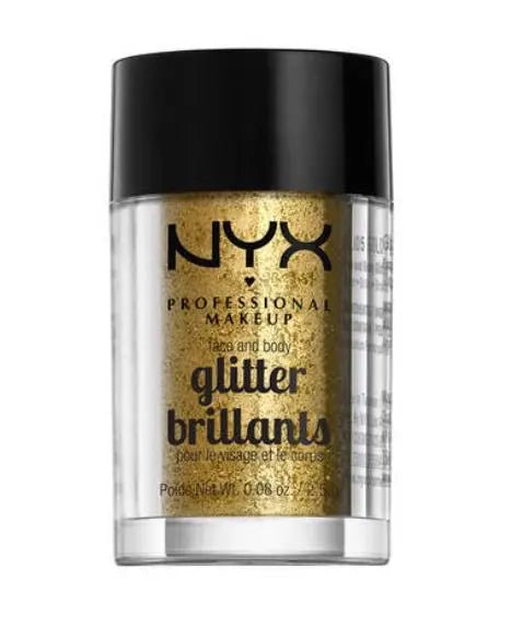 NYX NYX Professional Makeup Face And Body Glitter Brilliants - 05 Gold