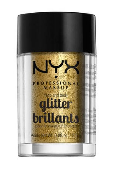 NYX NYX Professional Makeup Face And Body Glitter Brilliants - 06 Gold