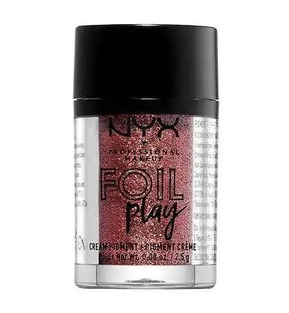 NYX Professional Makeup Foil Play Cream Pigment - 12 Red Armor - Branded Beauty
