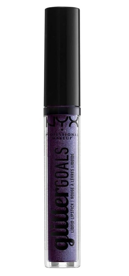 NYX Professional Makeup Glitter Goals Liquid Lipstick - Amethyst Vibes - Branded Beauty