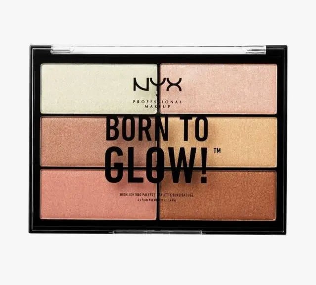 NYX Professional Makeup Highlighting Palette Born To Glow - 01 - Branded Beauty