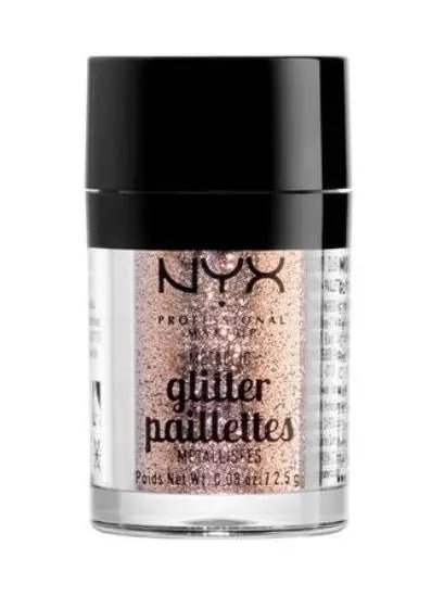 NYX Professional Makeup Metallic Glitter Paillettes - 04 Goldstone - Branded Beauty