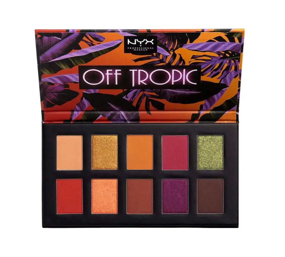 NYX Professional Makeup Off Tropic Shadow Palette - 02 Shifting Sand - Branded Beauty
