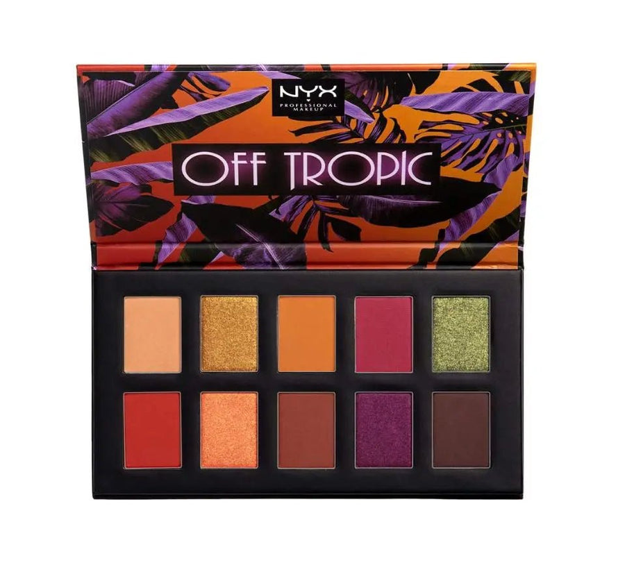 NYX Professional Makeup Off Tropic Shadow Palette - 02 Shifting Sand - Branded Beauty