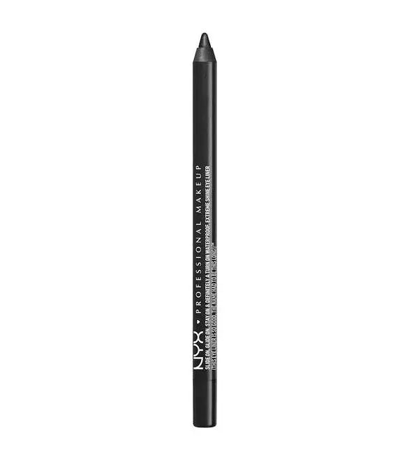 NYX Professional Makeup Slide on, Glide on, Stay on & Definitely A Turn On, Waterproof, Extreme Shine Eyeliner - 02 Black Sparkle - Branded Beauty