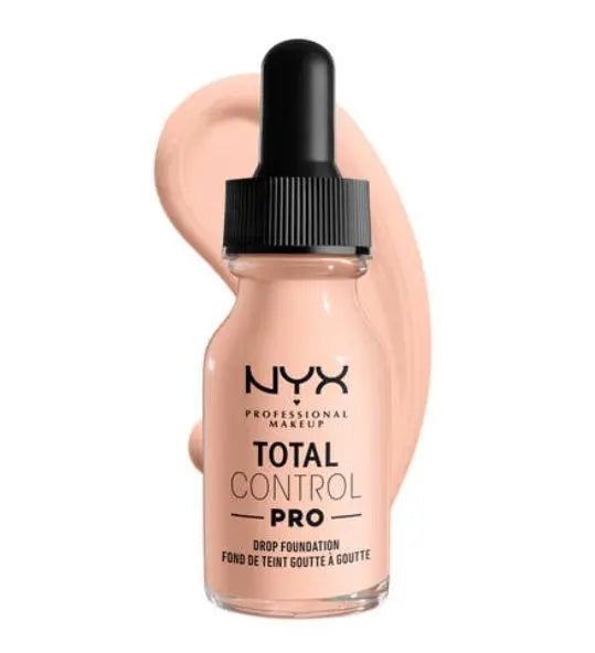 NYX Professional Makeup Total Control Pro Drop Foundation - 1.3 Light Porcelain - Branded Beauty