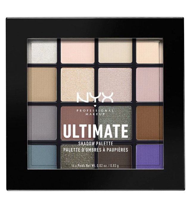 NYX Professional Makeup Ultimate Shadow Palette - 02 Cool Neutrals - Branded Beauty