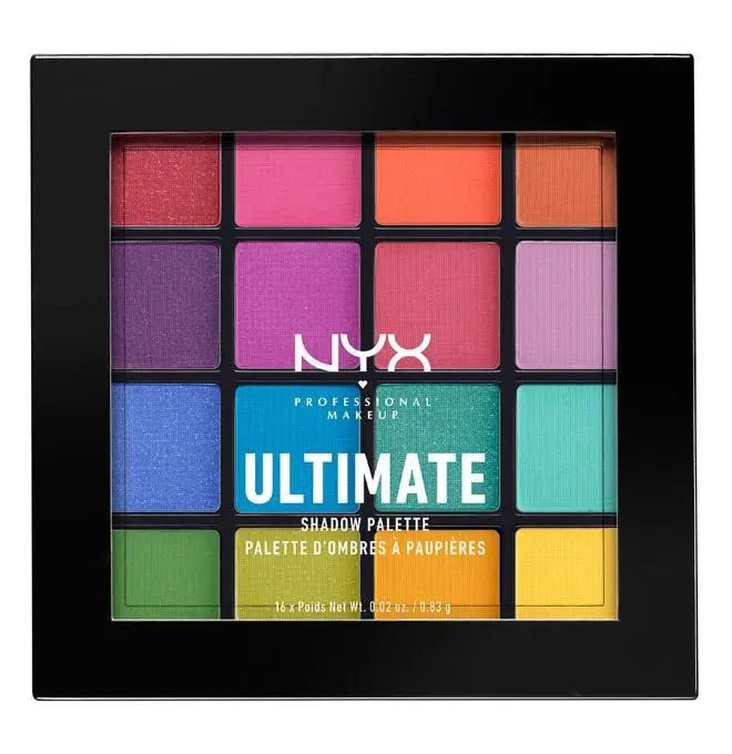 NYX Professional Makeup Ultimate Shadow Palette - 04 Brights - Branded Beauty