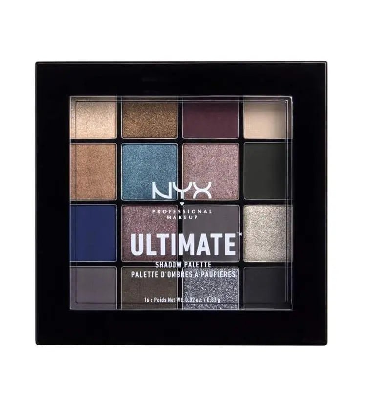 NYX Professional Makeup Ultimate Shadow Palette - 10 Ash - Branded Beauty