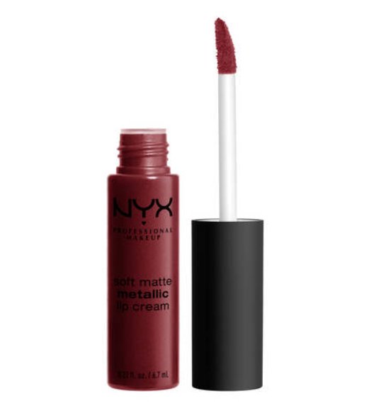 NYX Soft Matte Metallic Lip Cream - 04 Budapest - Branded Beauty