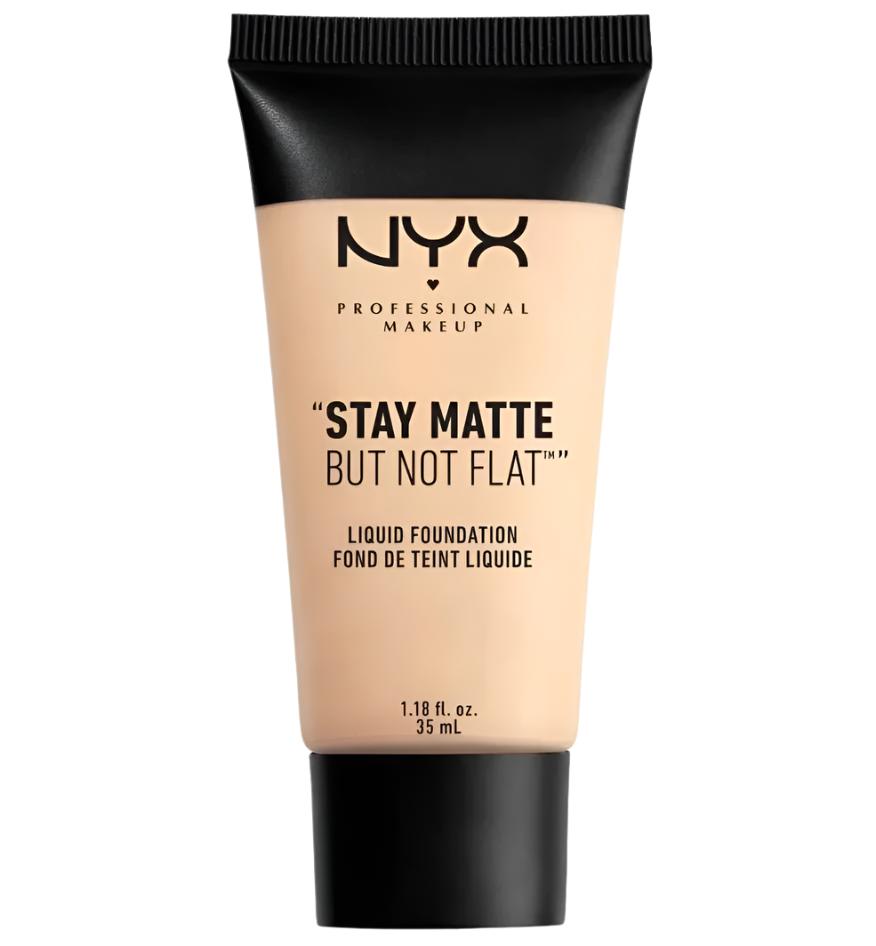 NYX "Stay Matte But Not Flat" Liquid Foundation - 01 Ivory - Branded Beauty