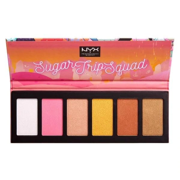 NYX Sugar Trip Squad Highlighting Palette - Branded Beauty