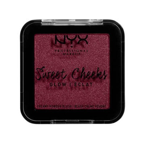 NYX Sweet Cheeks Creamy Powder Blush Glow - 03 Red Riot - Branded Beauty