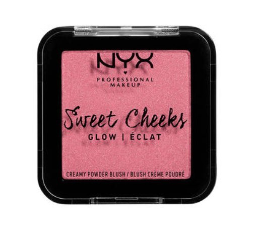 NYX Sweet Cheeks Creamy Powder Blush Glow - 08 Rose & Play - Branded Beauty