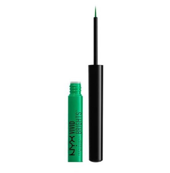 NYX Vivid Brights Colored Liquid Eye Liner - 07 Vivid Envy - Branded Beauty