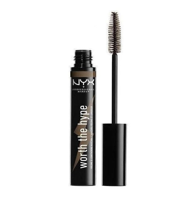 NYX Worth The Hype Volume & Lengthening Mascara - 02 Brownish Black - Branded Beauty