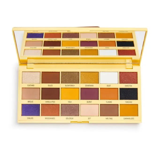 Revolution I Heart Revolution Crème Brulee Chocolate Eyeshadow Palette - Branded Beauty