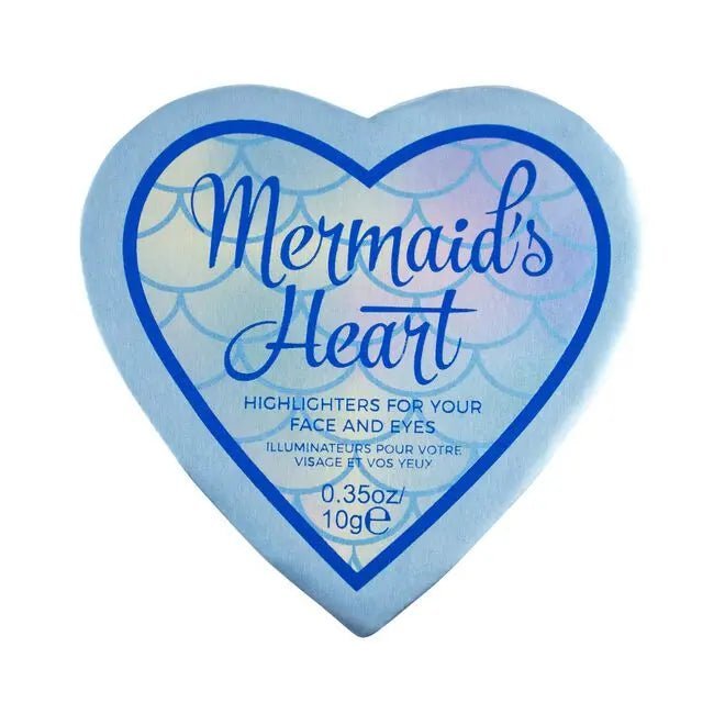 Revolution Mermaid Heart Highlighter for your Face & Eyes - Branded Beauty