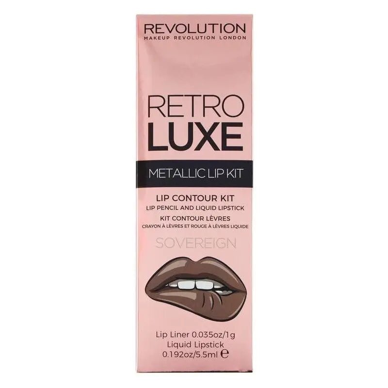 Revolution Retro Luxe Kits Metallic - Sovereign - Branded Beauty