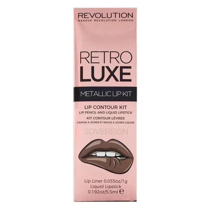Revolution Retro Luxe Kits Metallic - Sovereign - Branded Beauty