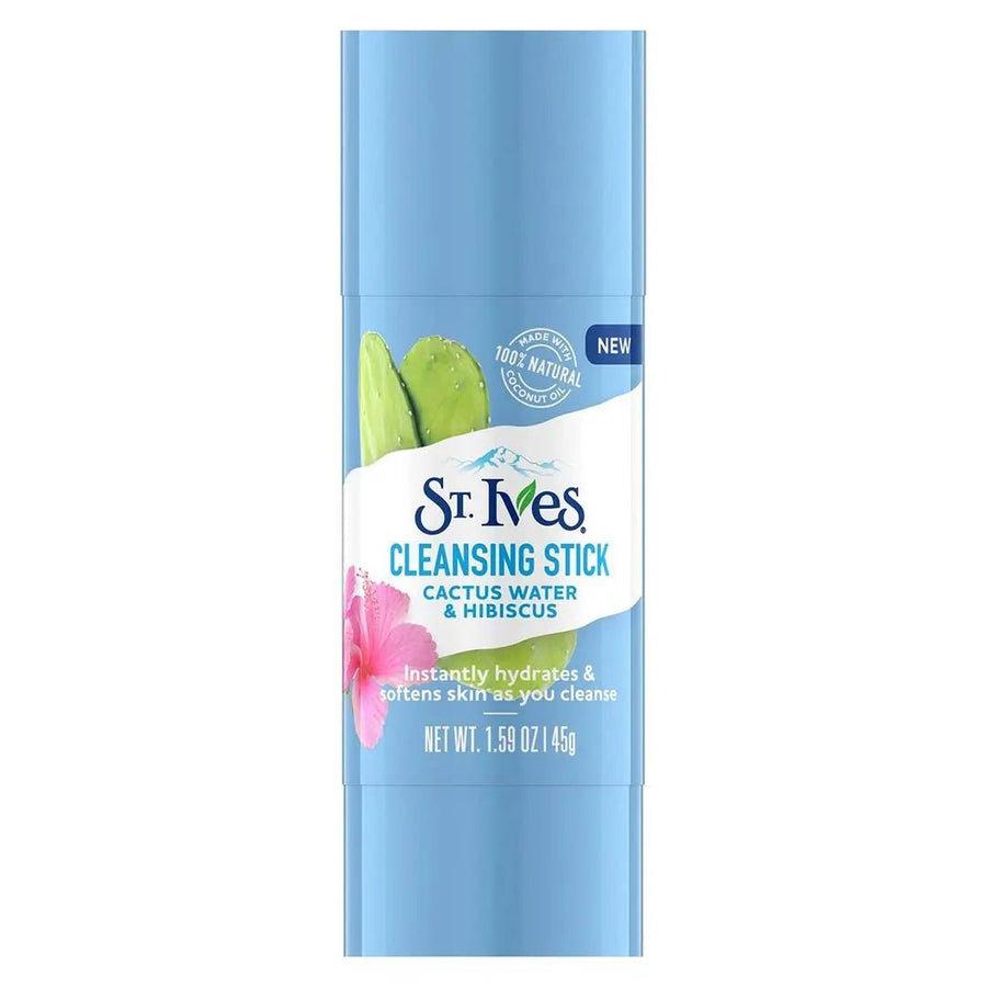 St. Ives Cleansing Stick - Cactus Water & Hibiscus - Branded Beauty