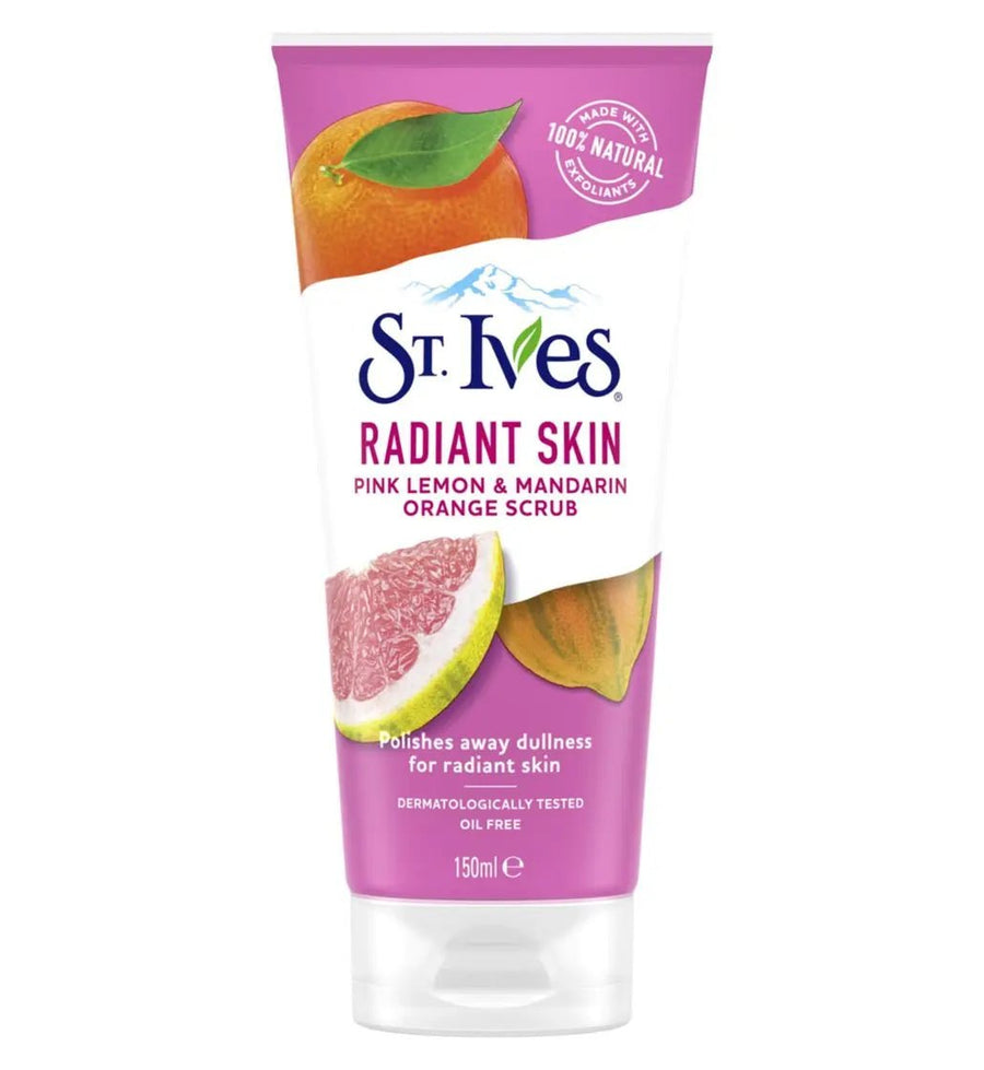 St Ives St. Ives Even & Bright Pink Lemon & Mandarin Orange Face Scrub