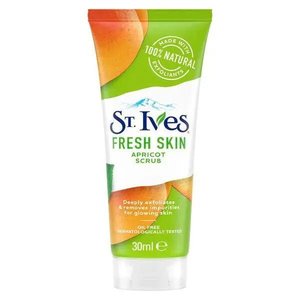 St. Ives Fresh Skin Apricot Scrub 30ml - Branded Beauty
