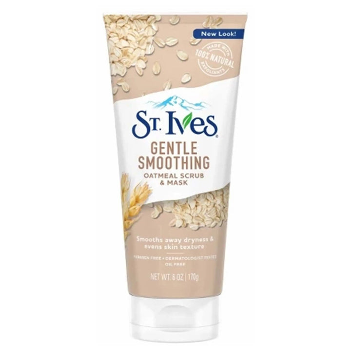 St Ives. Gentle Smoothing Oatmeal Scrub & Mask - Branded Beauty